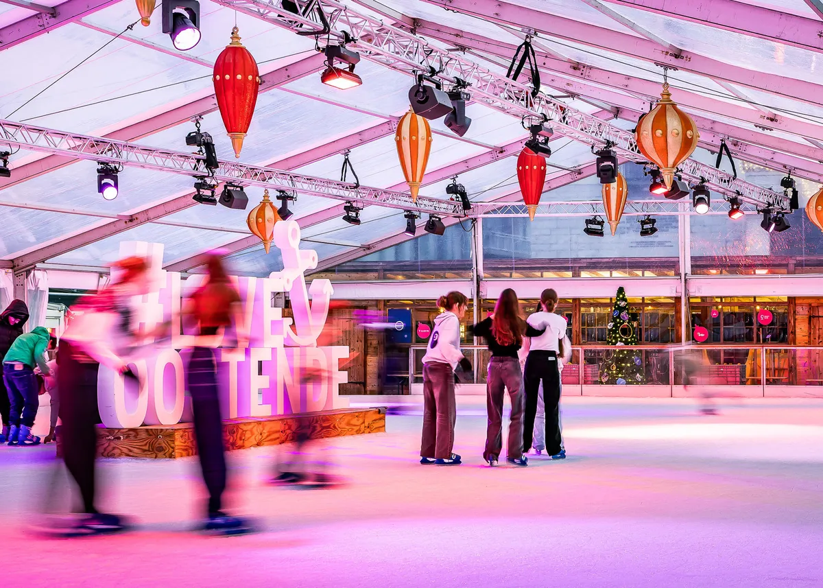 Golf tournament hospitality area in Event Barn structure