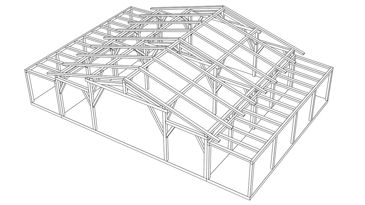 Event Barn CAD drawing
