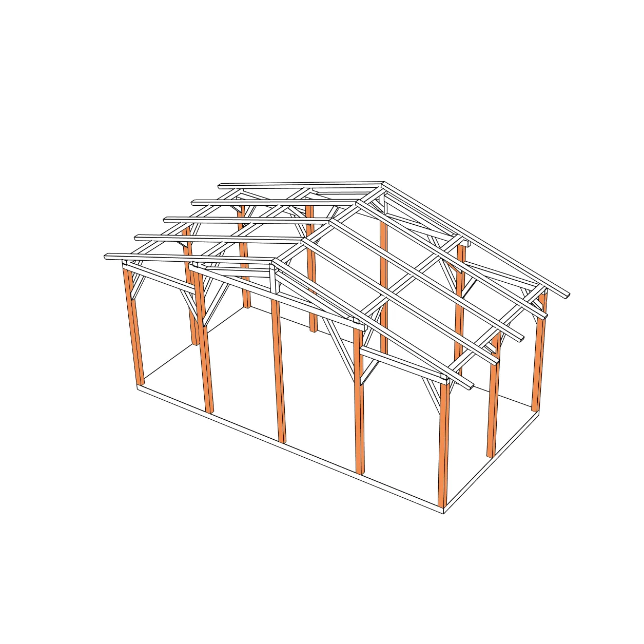 3D drawing of the Skybarn Set upgrade option